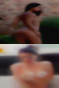 Housewife girls pen naked pals.
